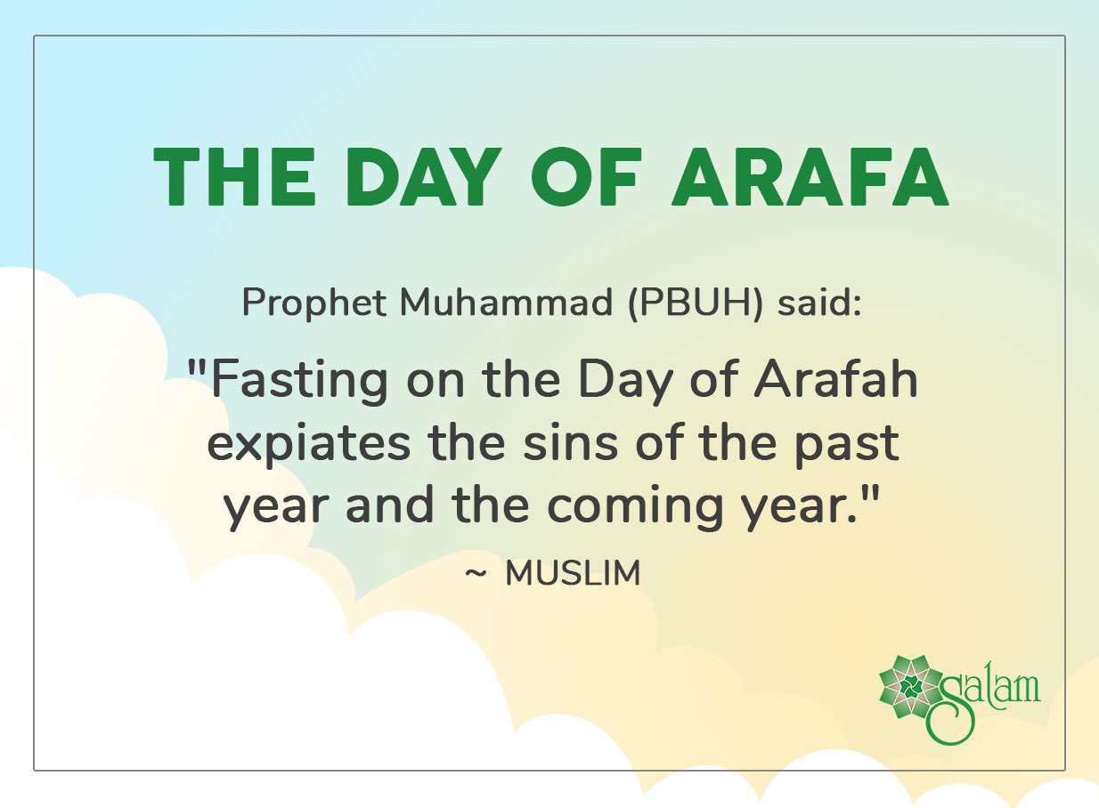 Spending day of Arafah with doa