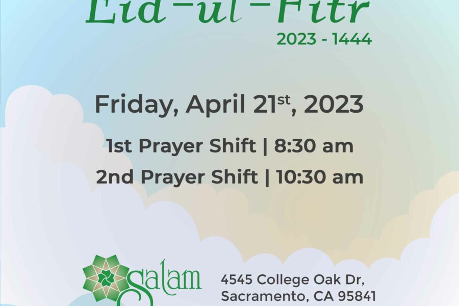 Eid-ul-Fitr Prayer 2023 at SALAM Islamic Center