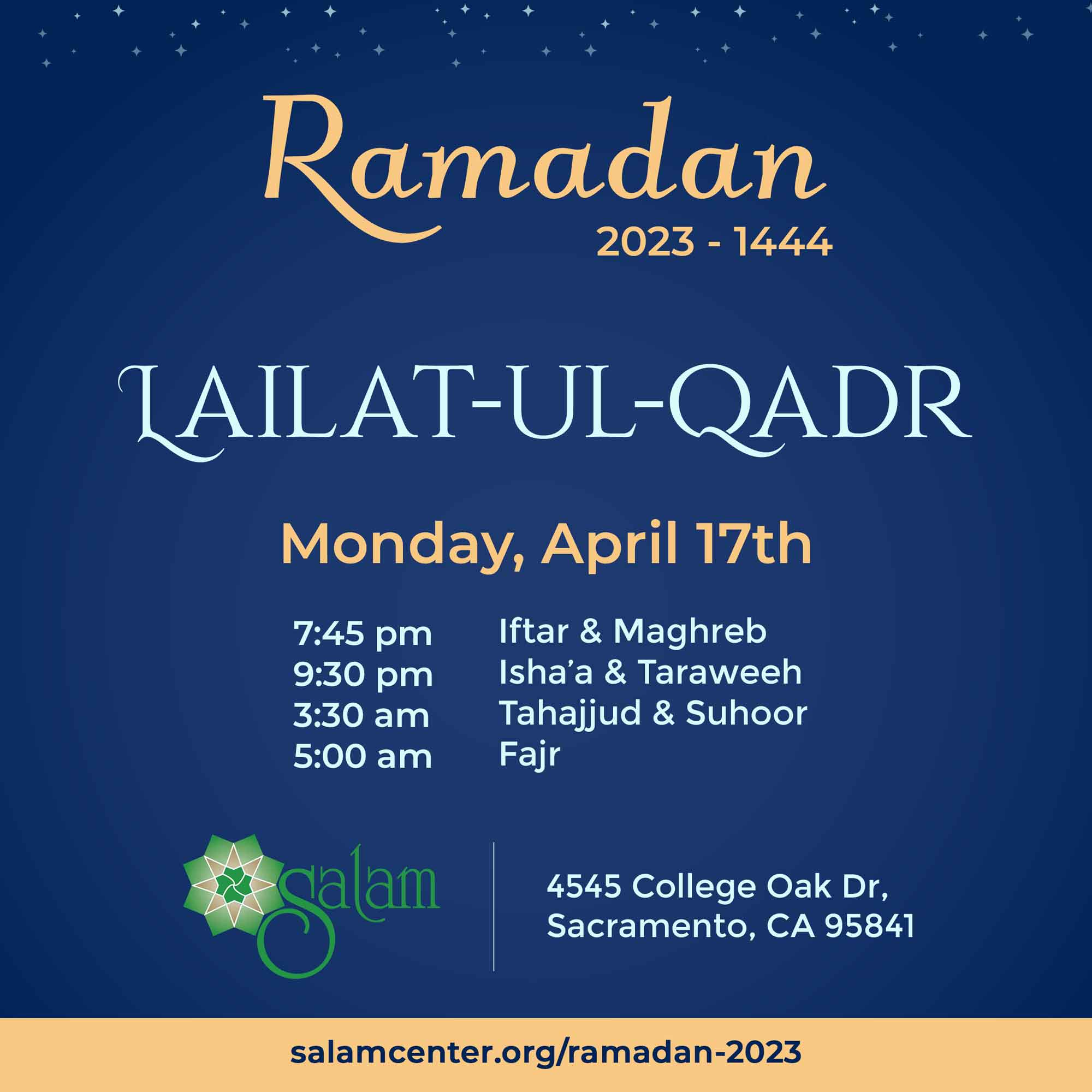 LaylatulQadr SALAM Islamic Center